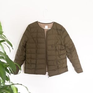 J Jill Light Down Jacket - Olive